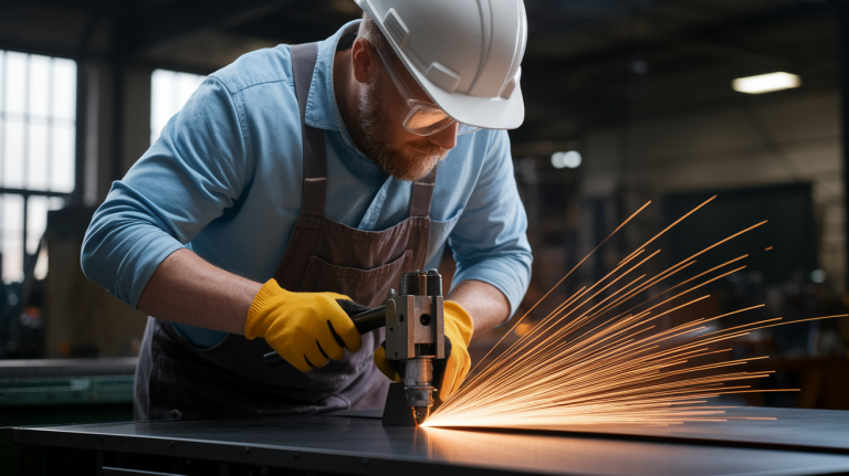 A/ Principe de fonctionnement d’une cisaille pour le travail de la tôle